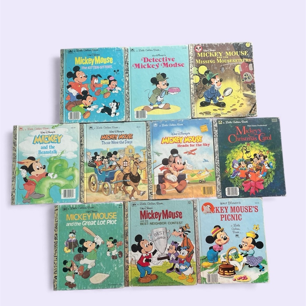 Walt Disney’s a little golden book collection of 10 books